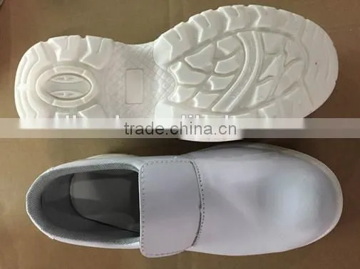 Dustfree PU sole Antistatic steel toe safety shoes