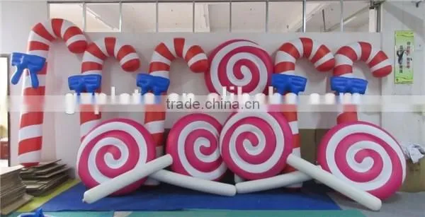 Christmas inflatable candy,giant inflatable sweet candy,decoration candy model