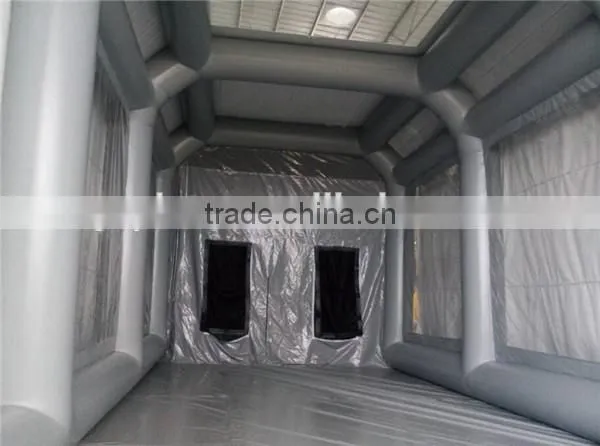 14m giant inflatable spray booth for cars / portable paint booth for garage
