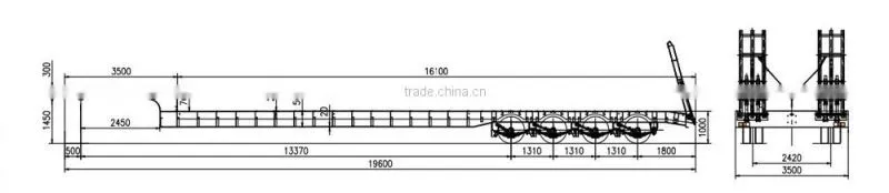 factory promotion bed trailer for hot sale from Shengrun