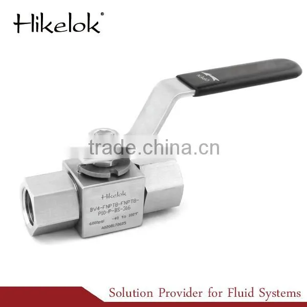 stainless steel adjustable floating ball valve