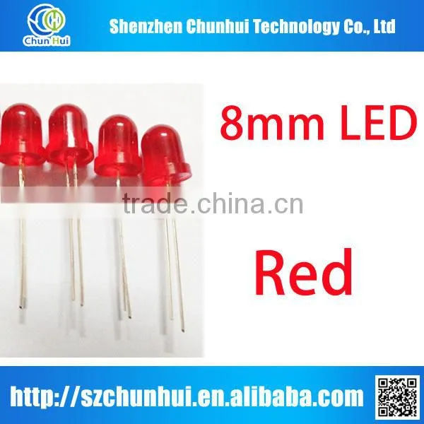 8mm diffused led