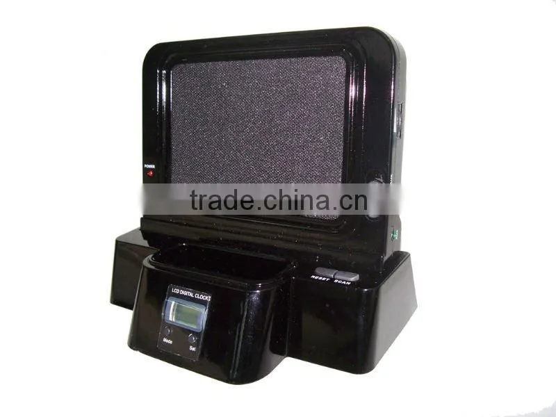 Mini Panel Speaker Clock Radio