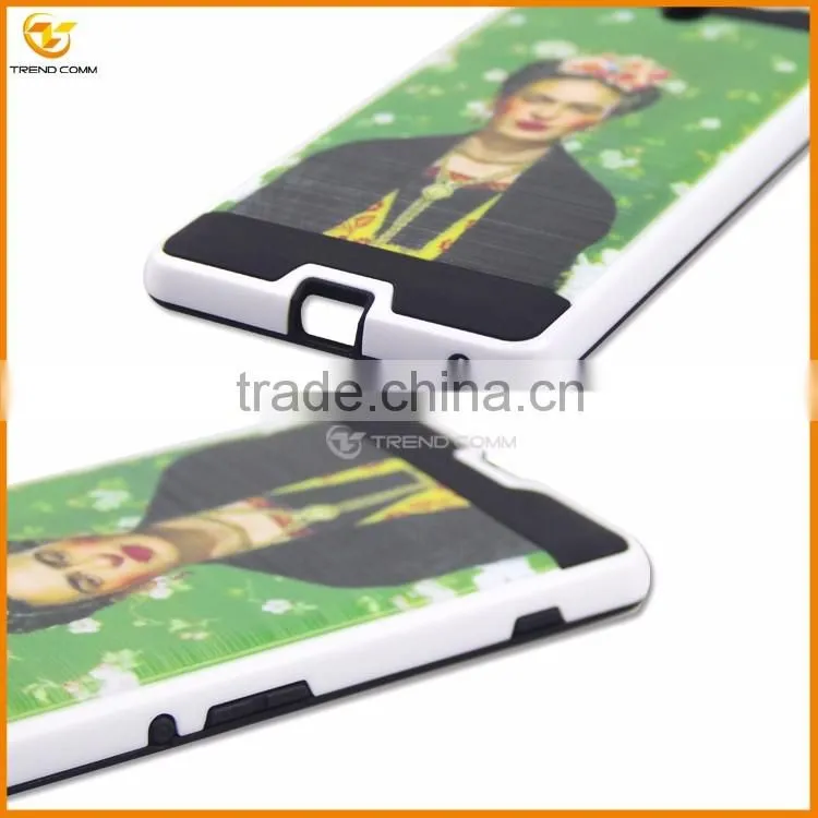 color printing hard back phone cover case for sony c5