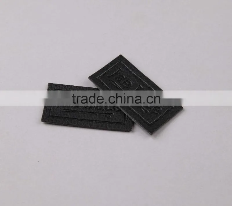 High Quality PU Faux Deobssed Label