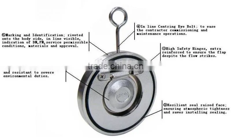 Single Plate Swing Check Valve American Standard Class125/Class150