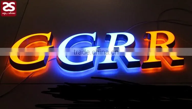 Factory Direct Sale Top Quality acrylic 3d letter sign illuminated led board