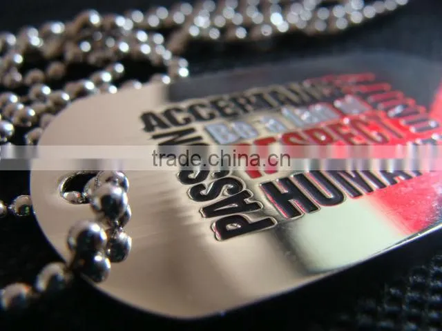 laser engraved military dog tags