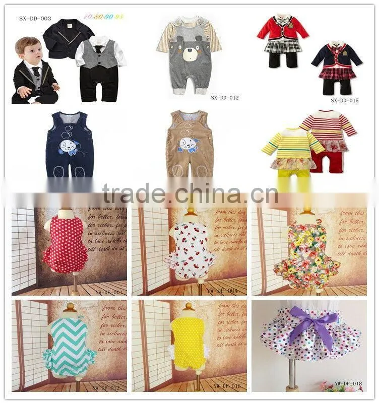 casual wear baby clothes cute Christmas baby white romper