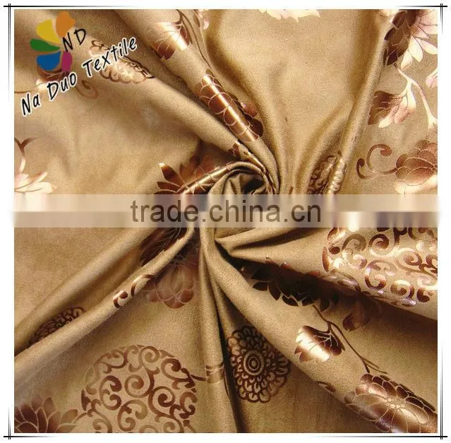 Polyerster Embossed Micro Suede Fabric