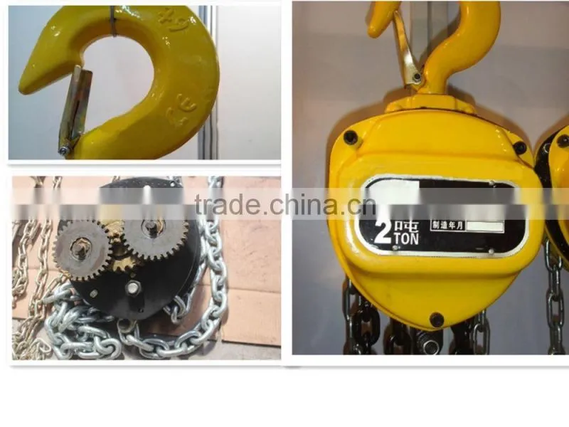 3 ton chain pulley block mechanism hoist pulley