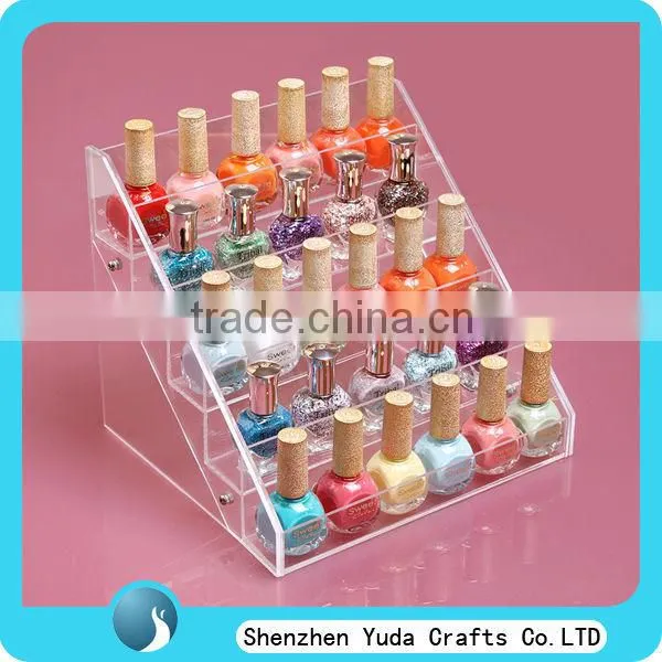 6 tier nail polish display stand, wholesale nail polish display for 48 bottles nail polish