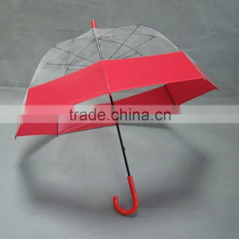 Promotional customized clear dome shape bubble umbrella