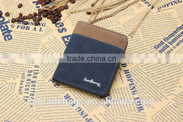 new style baellerry men's canvas wallets
