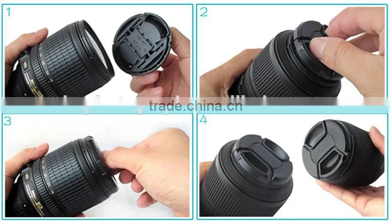 Alibaba Camera Photography Equipment Camera Lens Cap 55mm