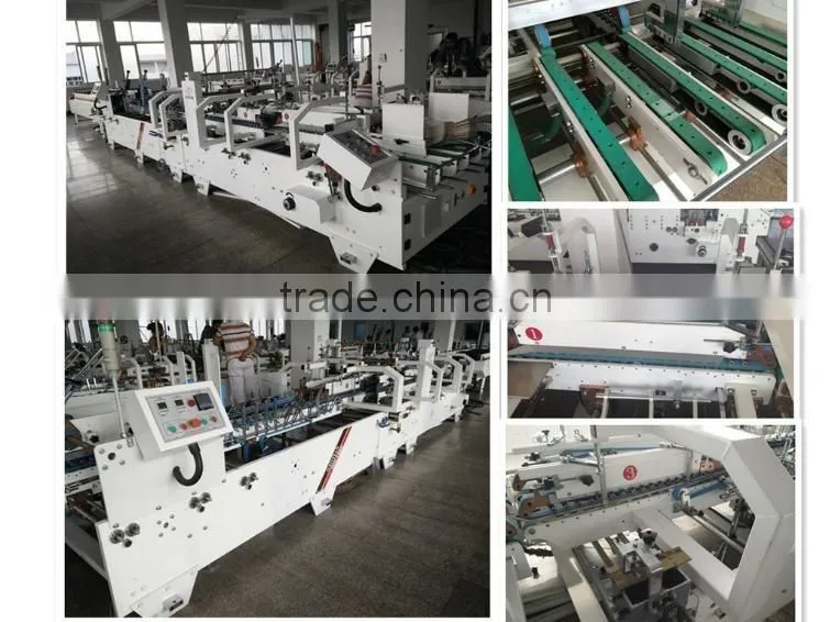 2016 new Model Automatic crash lock bottom folder gluer