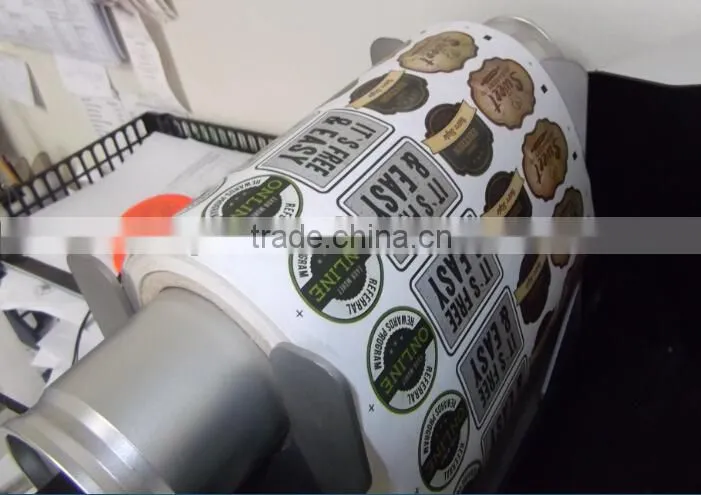 Roll to roll digital laser label printing machine