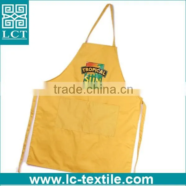 65%polyetser/35%cotton cheap advertising kitchen bib wholesale apron