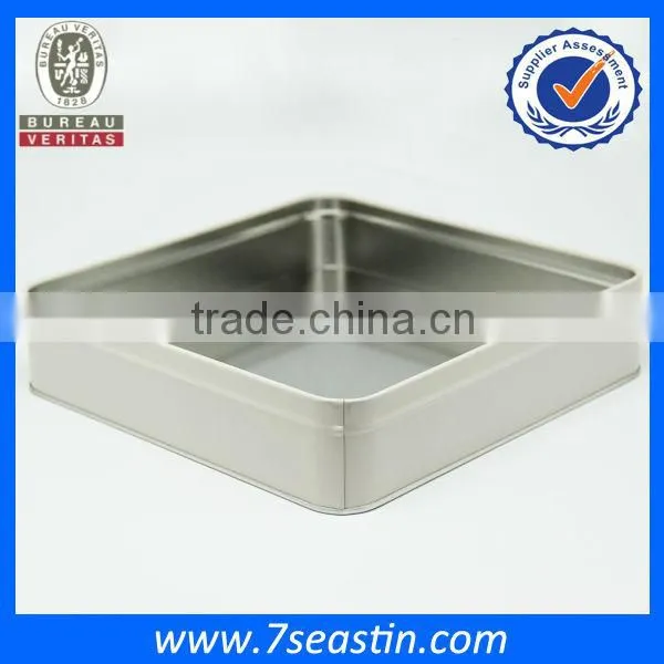 food grade europe biscuit metal tin box