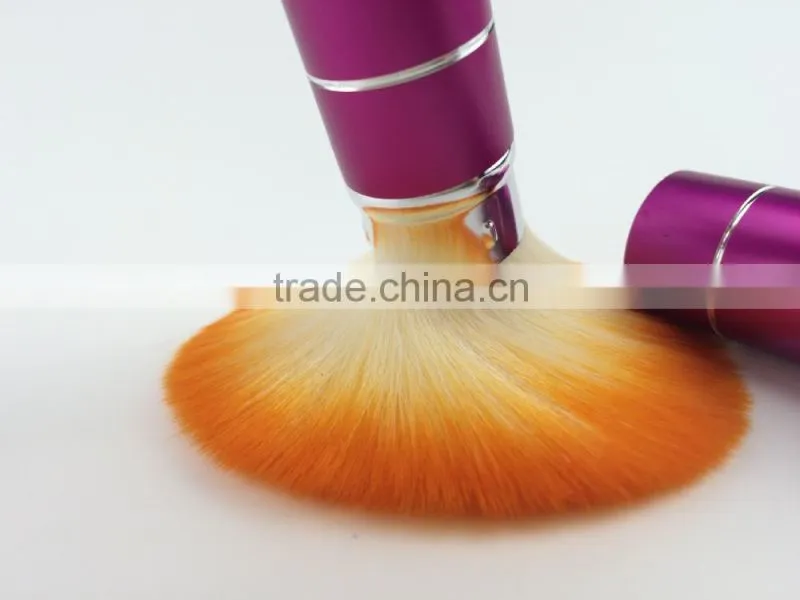 Customized female 2013 factory price purple retractable nylon hair brushes