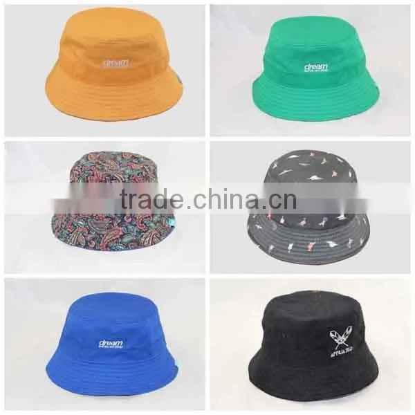 Wholesale Custom Printed Camo Bucket Hat+String