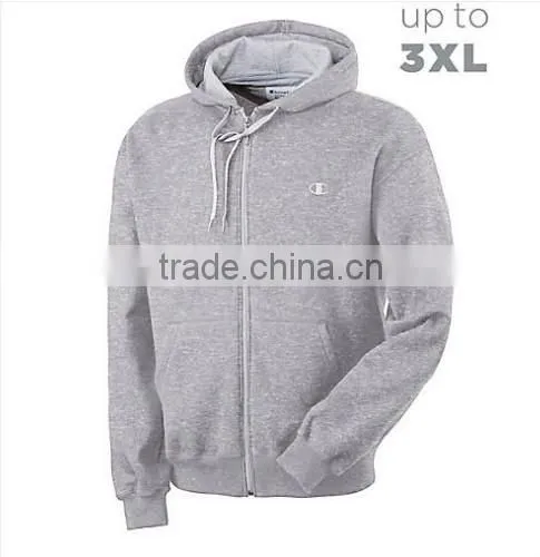 Mens Hoodie Full Zipper Cotton Blend Fleece Hoodies New With Tags