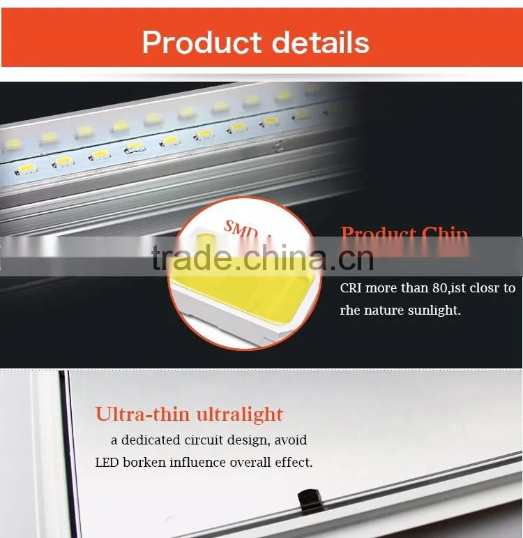 ultra thin led light panel/60x60 cm led panel