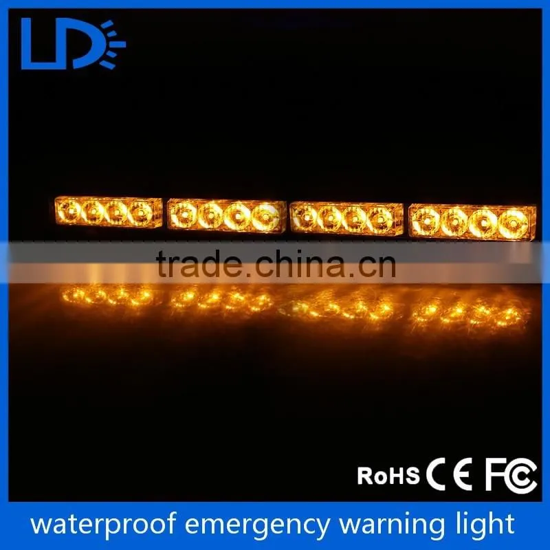 DC12V Car Amber flash light LED Auto Boat Truck Warning Emergency Strobe Lights