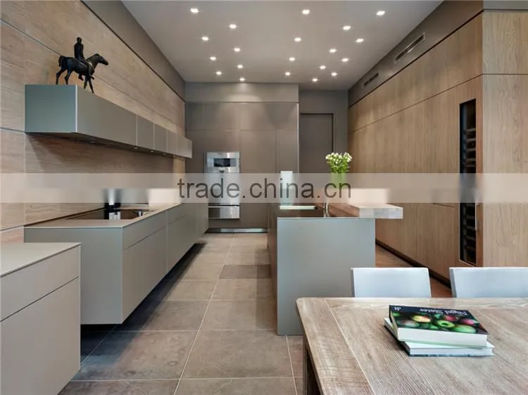 Lacquer matt finish kitchen cabinet