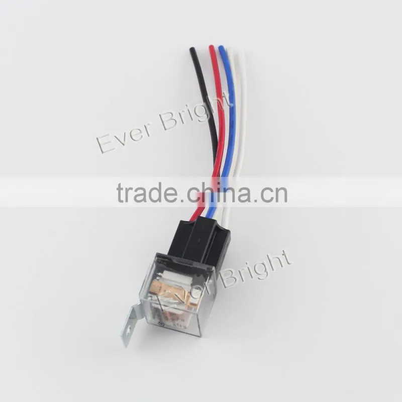 New design 40A lucency waterproof auto relay,12v automotive relay