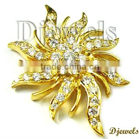 Diamond Gold Pendants, Bridal Pendants, Pendant Jewelry
