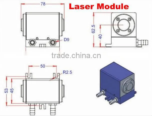 Promotional!! turning tool yag laser marking machine