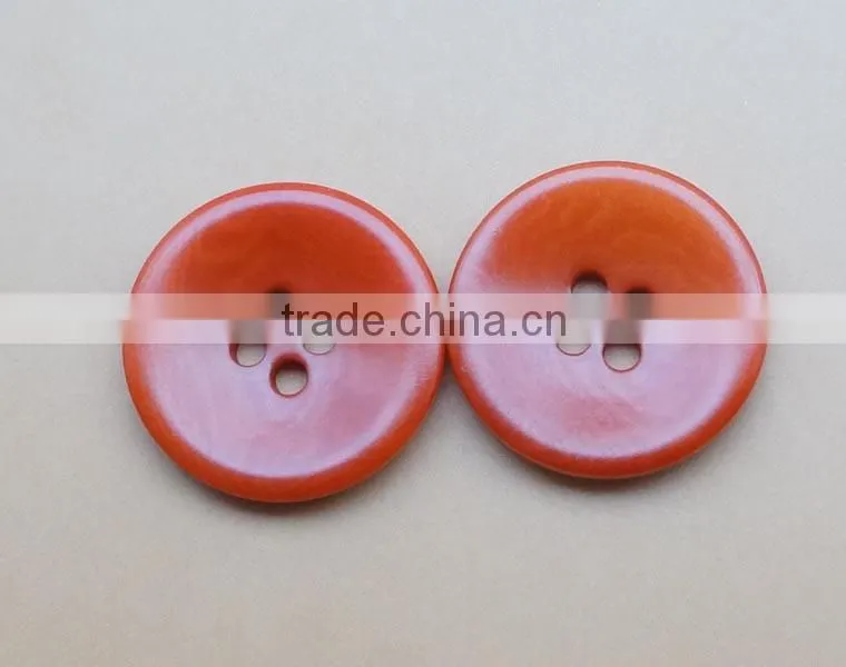 4 Holes Fancy Red Natural Corozo Nut Buttons for Lady's Clothing