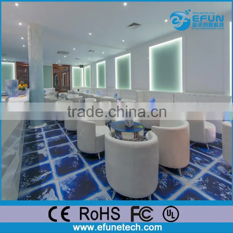 eco friendly commercial decorative flooring,color pvc liquid lava floor tile