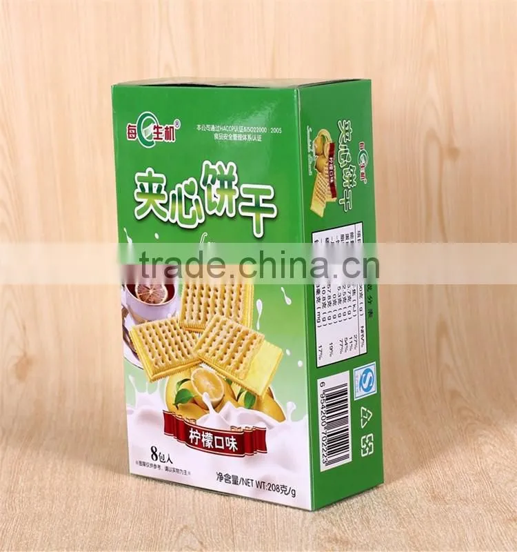 different color paper snack box