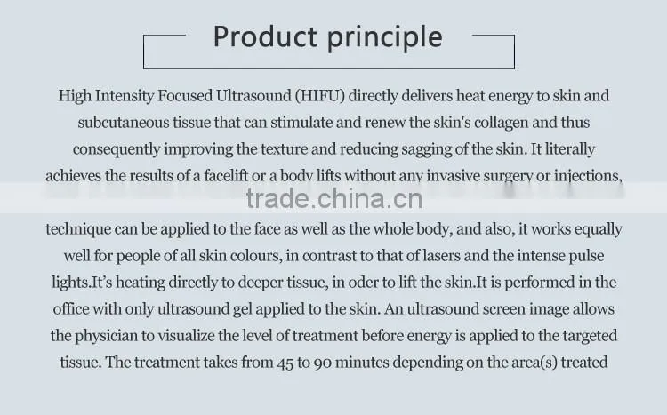 2016Fashion smartsonic hifu ultrasound for skin lifting