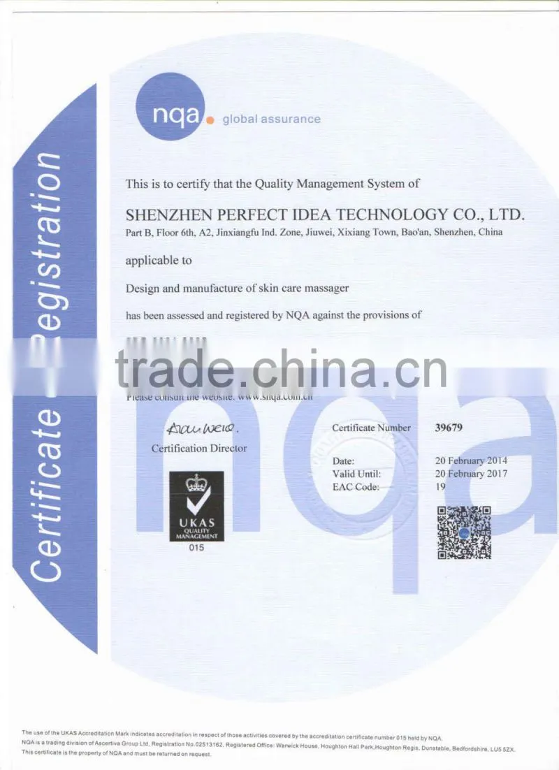 Factory supply ultrasonic facial machine for skin care