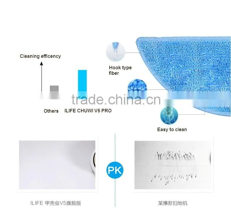 Intelligent Robotic Vacuum Cleaner Robotic margic Floor washing Cleaner mop cleaner
