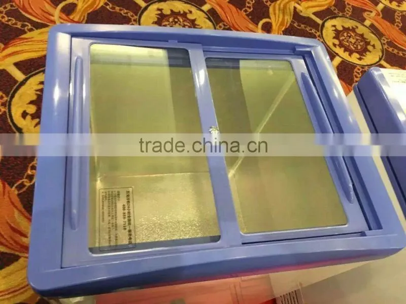China high quality 180L Glass Door freezer