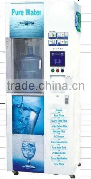 Pure Water Vending Machine to sale bottles water/bottled water vendor