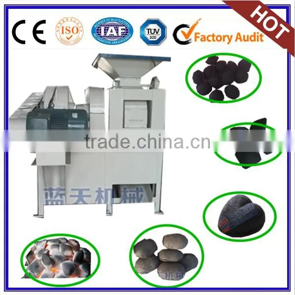 Hydraulic briquetting oak wood charcoal powder briquette making machine