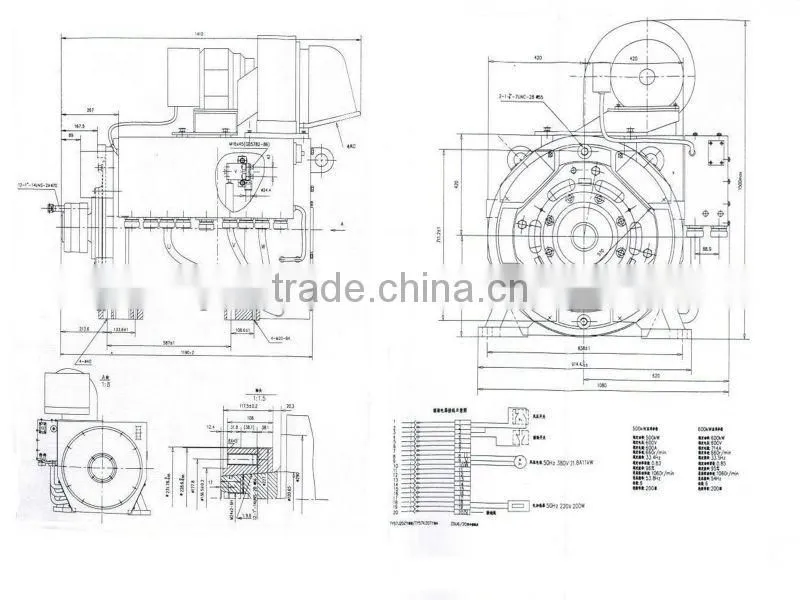 AC drilling motor, AC electric motor, LMMYJ23 drilling motor
