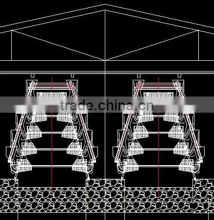 TA NO.1 Reduction sale galvanized and quality fittings growing broiler chicken cage