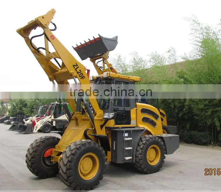wheel loader 2.0Ton ZL20F made in china