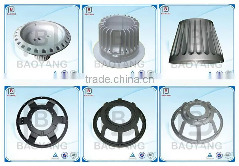 High quality black anodized die cast aluminum frame made in China