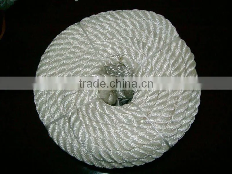High strength polyester rope