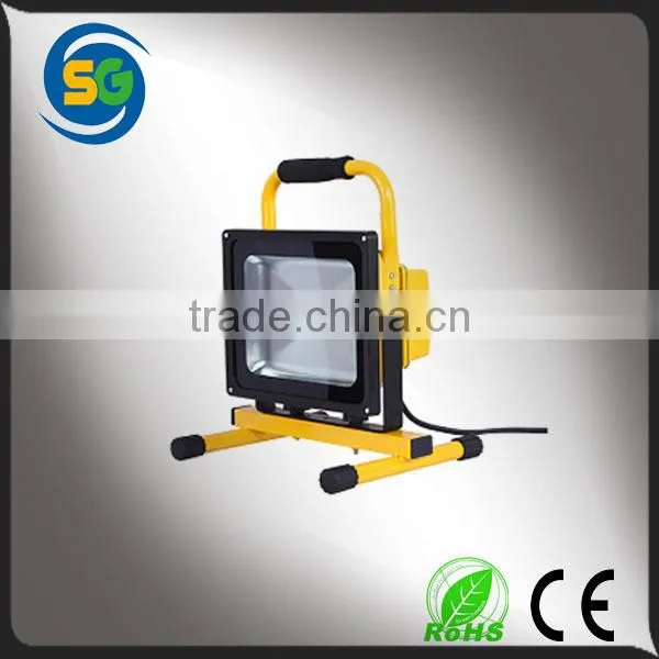 High quality cob 10w rechargeble led light, 30w rechargeable led flood light