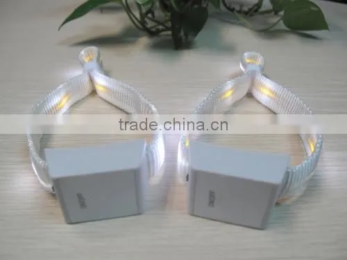 125Khz/13.56MHz RFID Neon Wristbands, Long Distance 500m LED Wristbands