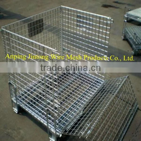 steel wire container for storage and transport