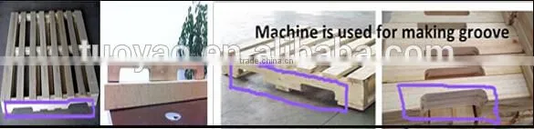 automatic stringer pallet grooving machine in alibaba SMS:0086-15238398301